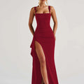 HugCitar Maxi Dress — Red