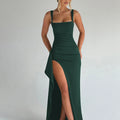 HugCitar Maxi Dress — Forest Green