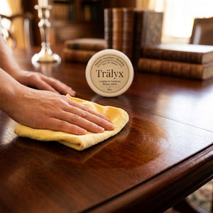Antique Wood Restorer & Furniture Polish – Traditional Beeswax + Plant Oil Salve, No Sanding