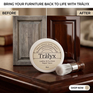 Antique Wood Restorer & Furniture Polish – Traditional Beeswax + Plant Oil Salve, No Sanding
