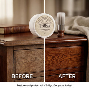 Antique Wood Restorer & Furniture Polish – Traditional Beeswax + Plant Oil Salve, No Sanding