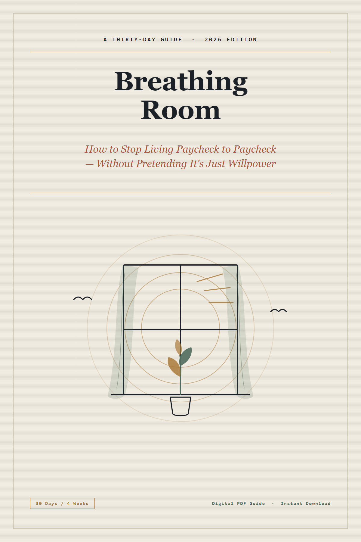 Breathing Room — 30-Day Debt Payoff Guide cover