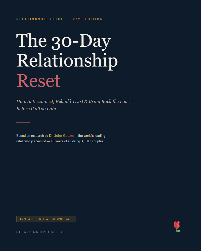 The 30-Day Relationship Reset Guide — Digital PDF