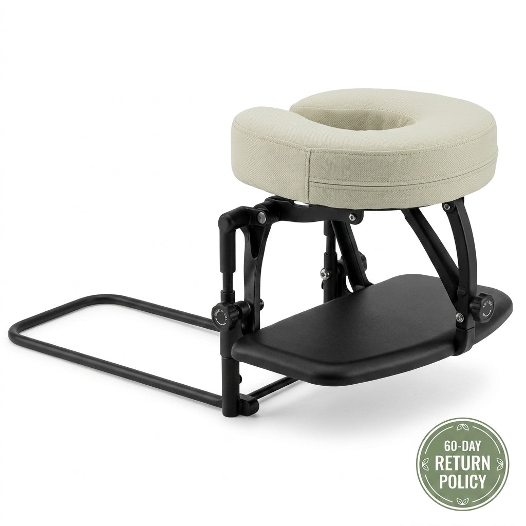 NordCradle Pro dimensions - upgraded extended base for a steady massage